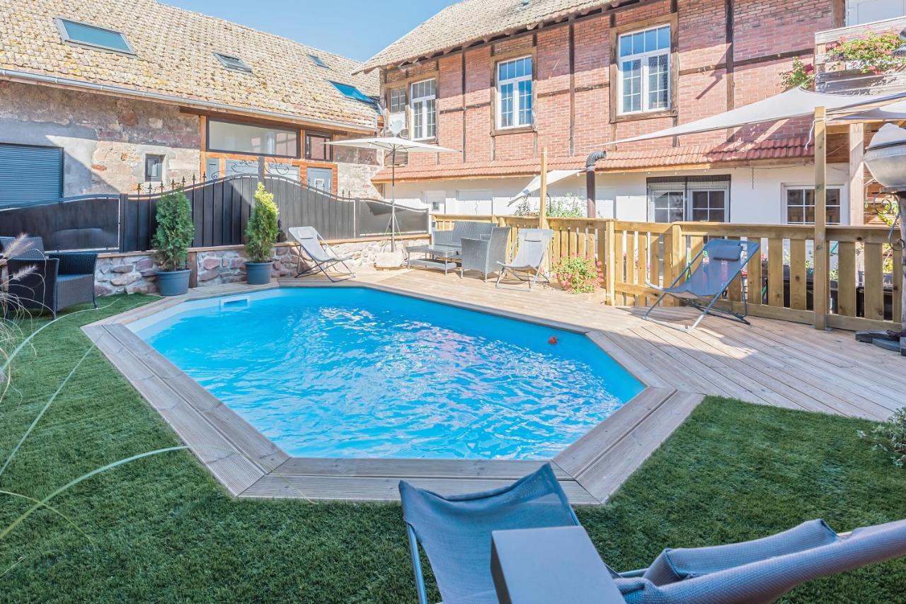 Domaine La Grange Ungersheim - Gite La Grange 5 Etoiles Kültér fotó